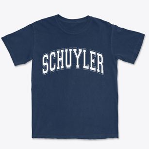 Schuyler Nebraska Varsity Premium Heavyweight T-shirt