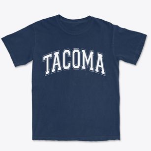 Tacoma Washington Varsity Premium Heavyweight T-shirt