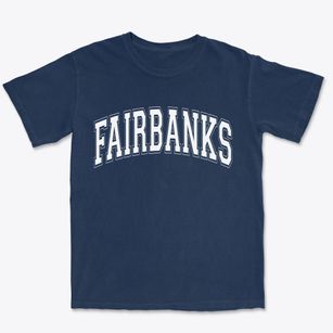 Fairbanks Alaska Varsity Premium Heavyweight T-shirt