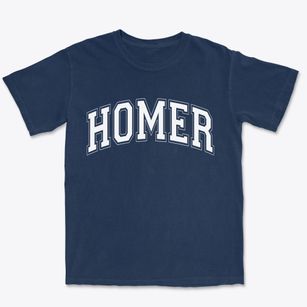 Homer Nebraska Varsity Premium Heavyweight T-shirt