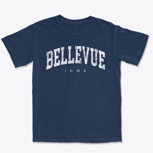 Bellevue Iowa Urban Vibe Premium Heavyweight T-shirt