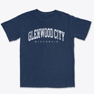 Glenwood City Wisconsin Urban Vibe Premium Heavyweight T-shirt