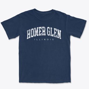 Homer Glen Illinois Urban Vibe Premium Heavyweight T-shirt