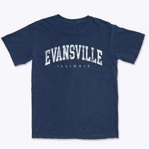 Evansville Illinois Urban Vibe Premium Heavyweight T-shirt