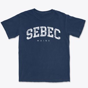 Sebec Maine Urban Vibe Premium Heavyweight T-shirt