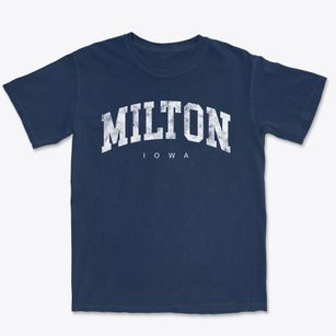 Milton Iowa Urban Vibe Premium Heavyweight T-shirt