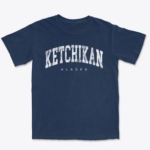 Ketchikan Alaska Urban Vibe Premium Heavyweight T-shirt