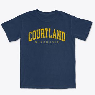 Courtland Wisconsin Urban Vibe Premium Heavyweight T-shirt
