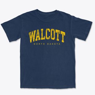 Walcott North Dakota Urban Vibe Premium Heavyweight T-shirt
