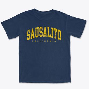 Sausalito California Urban Vibe Premium Heavyweight T-shirt