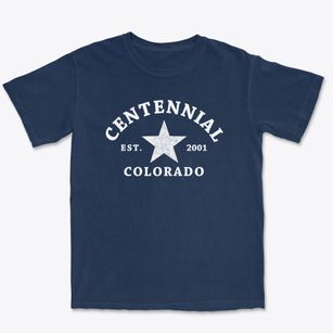 Centennial Colorado Star Premium Heavyweight T-shirt
