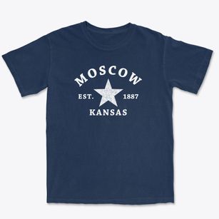 Moscow Kansas Star Premium Heavyweight T-shirt