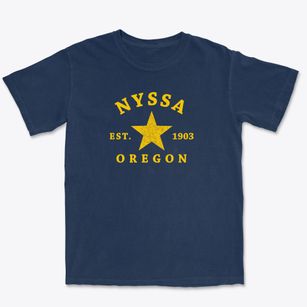 Nyssa Oregon Star Premium Heavyweight T-shirt