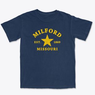 Milford Missouri Star Premium Heavyweight T-shirt