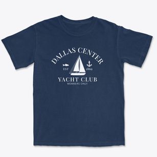 Dallas Center Iowa Yacht Club Premium Heavyweight T-shirt