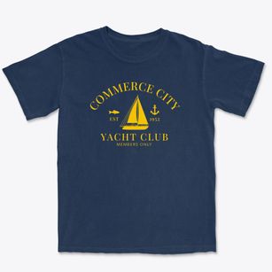 Commerce City Colorado Yacht Club Premium Heavyweight T-shirt