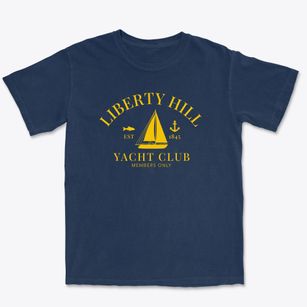 Liberty Hill Texas Yacht Club Premium Heavyweight T-shirt