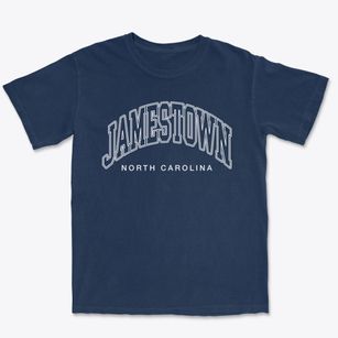Jamestown North Carolina Inline Premium Heavyweight T-shirt