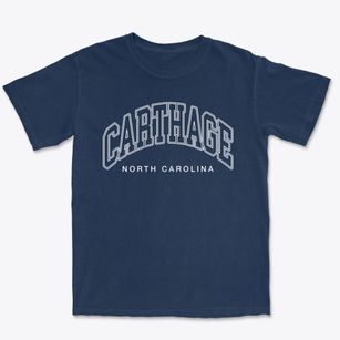Carthage North Carolina Inline Premium Heavyweight T-shirt