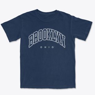 Brooklyn Ohio Inline Premium Heavyweight T-shirt