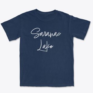 Saranac Lake New York Freestyle Premium Heavyweight T-shirt
