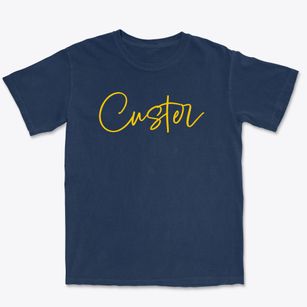 Custer Montana Freestyle Premium Heavyweight T-shirt