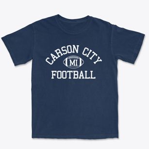 Carson City Michigan Football Premium Heavyweight T-shirt