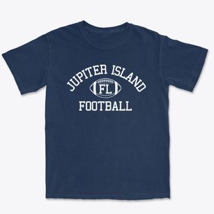 Jupiter Island Florida Football Premium Heavyweight T-shirt