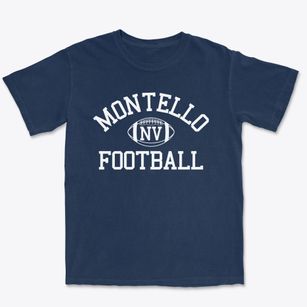 Montello Nevada Football Premium Heavyweight T-shirt