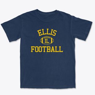Ellis Illinois Football Premium Heavyweight T-shirt