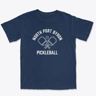 North Port Byron New York Pickleball Premium Heavyweight T-shirt