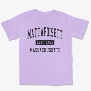 Mattapoisett Massachusetts Classic Established Premium Heavyweight T-shirt