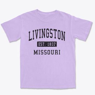 Livingston Missouri Classic Established Premium Heavyweight T-shirt