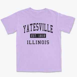 Yatesville Illinois Classic Established Premium Heavyweight T-shirt