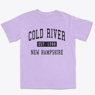 Cold River New Hampshire Classic Established Premium Heavyweight T-shirt