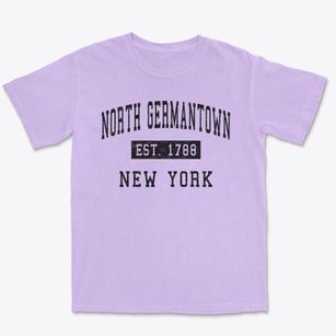 North Germantown New York Classic Established Premium Heavyweight T-shirt