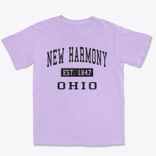 New Harmony Ohio Classic Established Premium Heavyweight T-shirt