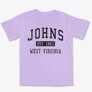 Johns West Virginia Classic Established Premium Heavyweight T-shirt