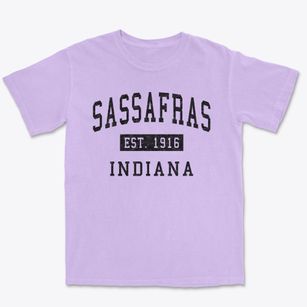 Sassafras Indiana Classic Established Premium Heavyweight T-shirt
