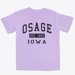 Osage Iowa Classic Established Premium Heavyweight T-shirt