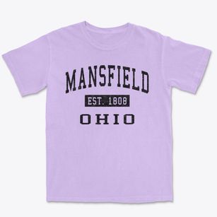Mansfield Ohio Classic Established Premium Heavyweight T-shirt