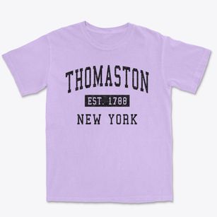 Thomaston New York Classic Established Premium Heavyweight T-shirt