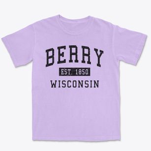 Berry Wisconsin Classic Established Premium Heavyweight T-shirt
