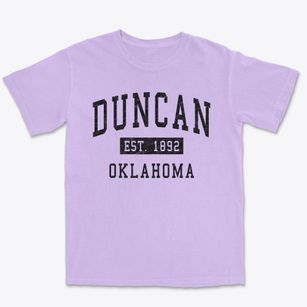 Duncan Oklahoma Classic Established Premium Heavyweight T-shirt