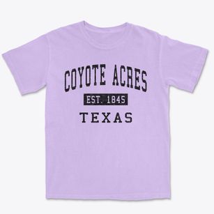 Coyote Acres Texas Classic Established Premium Heavyweight T-shirt