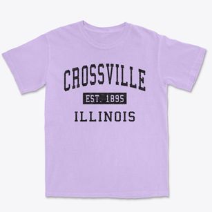 Crossville Illinois Classic Established Premium Heavyweight T-shirt
