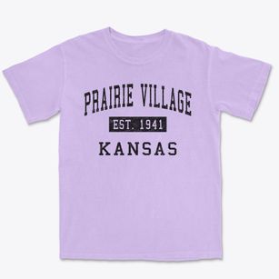 Prairie Village Kansas Classic Established Premium Heavyweight T-shirt