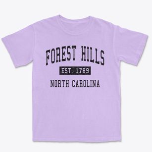 Forest Hills North Carolina Classic Established Premium Heavyweight T-shirt