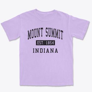 Mount Summit Indiana Classic Established Premium Heavyweight T-shirt
