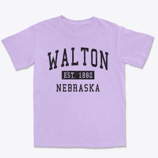 Walton Nebraska Classic Established Premium Heavyweight T-shirt